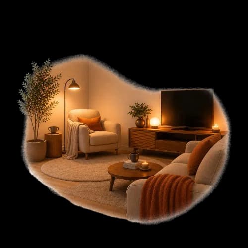 Moving in together background graphic
